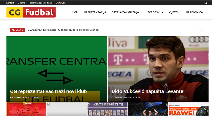 BMG acquires Montenegrin sports news site